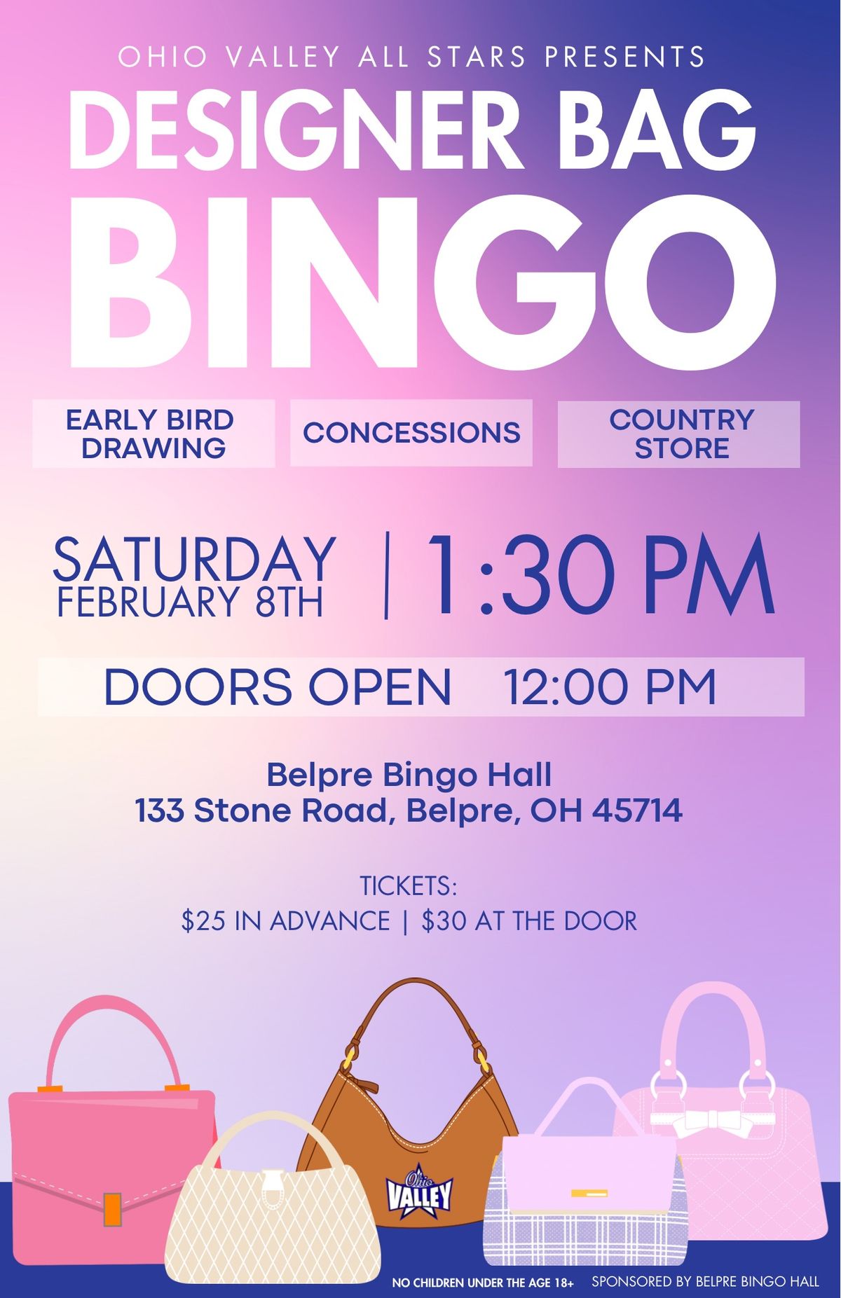 Ohio Valley Allstars Presents Designer Bag Bingo