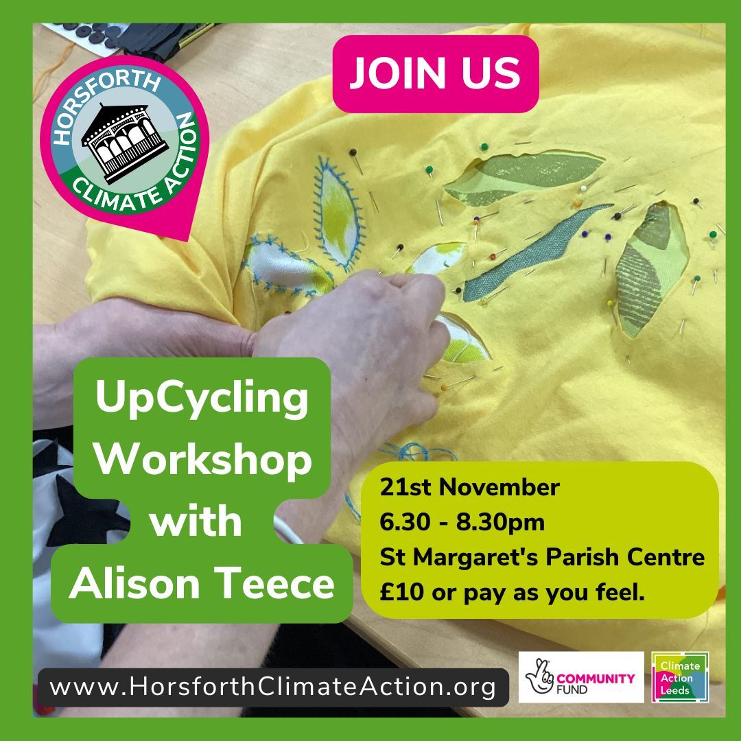 Clothes UpCycling Workshop with Alison Teece.