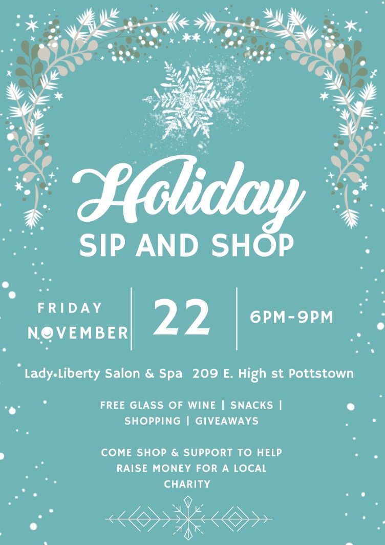 Holiday Sip and Shop