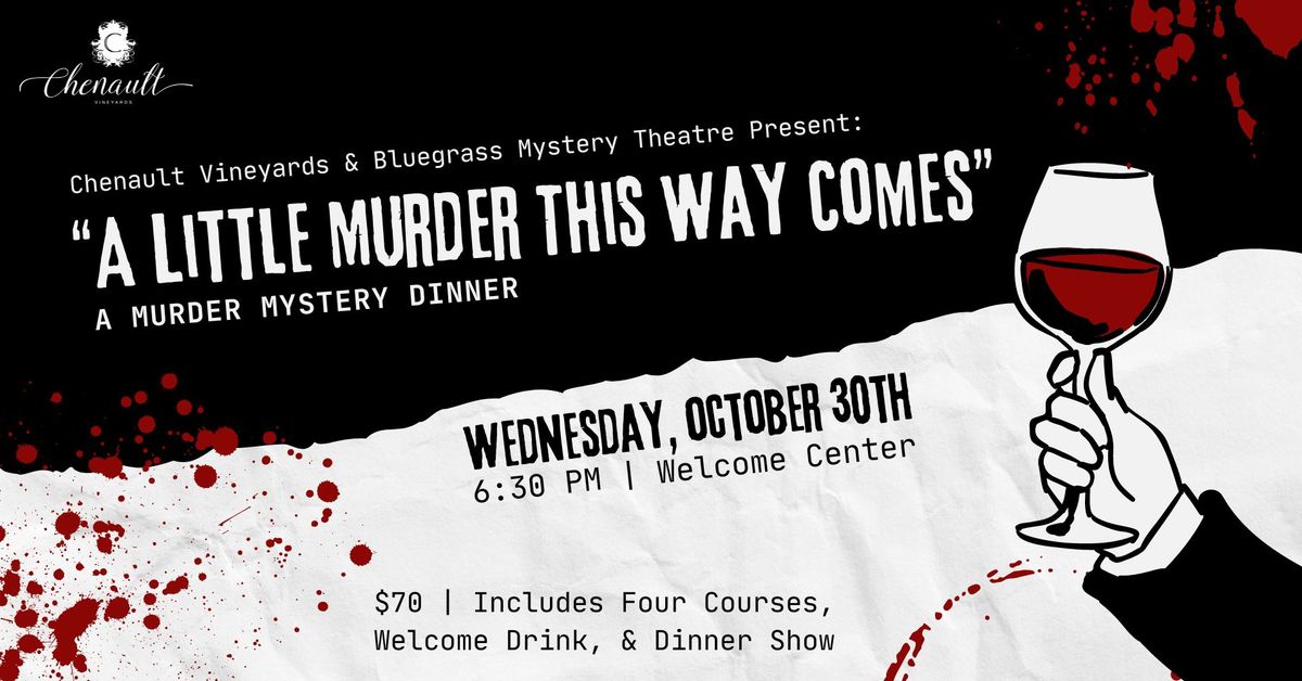 Halloween Murder Mystery Dinner with Bluegrass Mystery Theatre