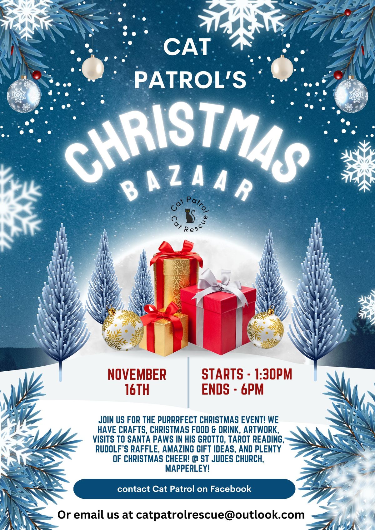 Cat Patrol Rescue\u2019s Christmas Bazaar!