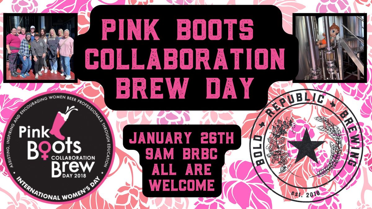 Pink Boots Collaboration Brew Day