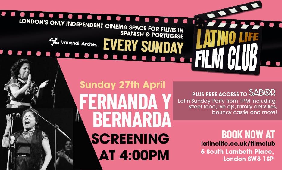 Latino Life Film Club presents...Fernanda y Bernarda (Spain)