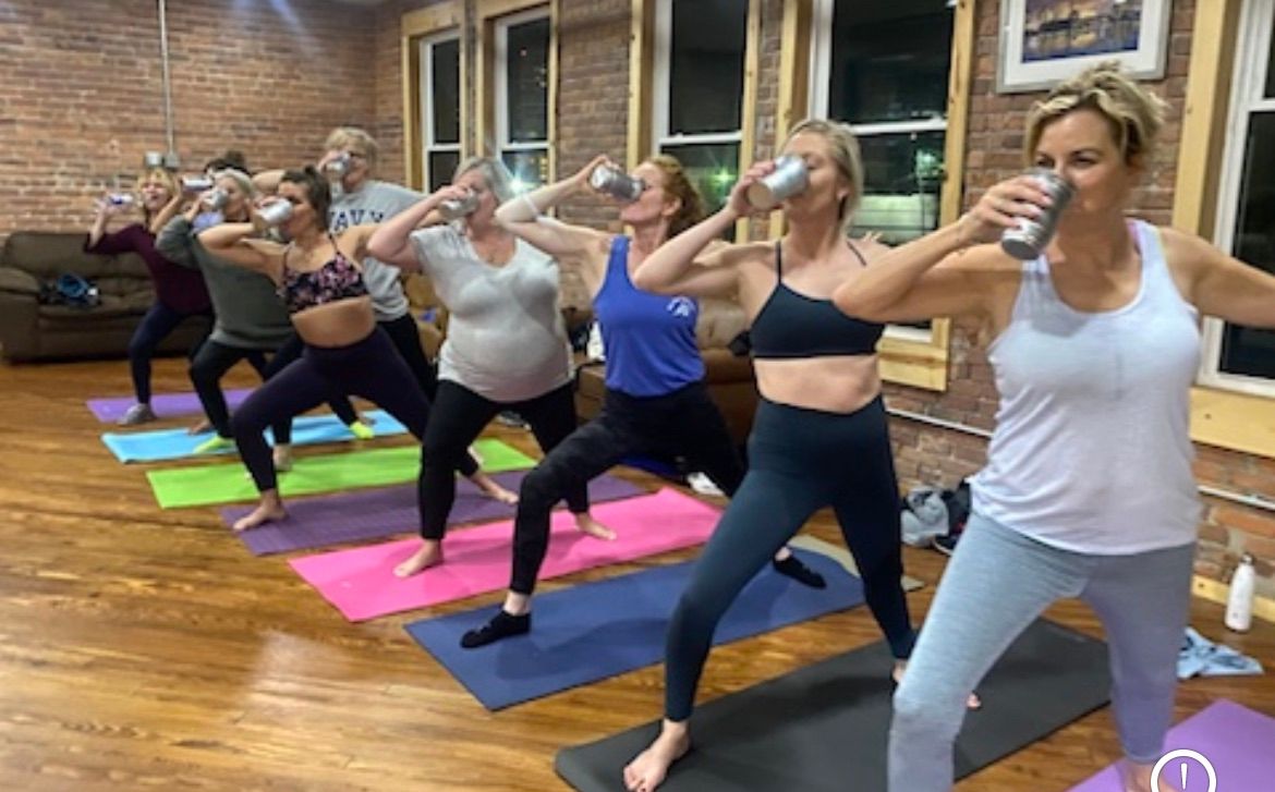 Beer Yoga in the Upper Room! 