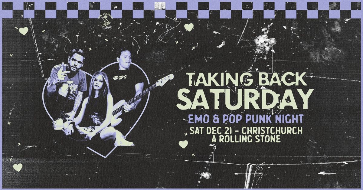 Taking Back Saturday: Emo & Pop Punk Night - Christchurch