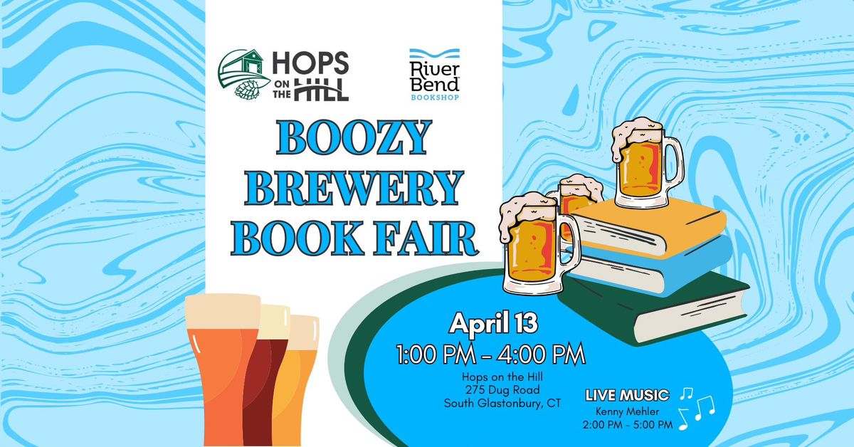 Boozy Brewery Book Fair at Hops on the Hill