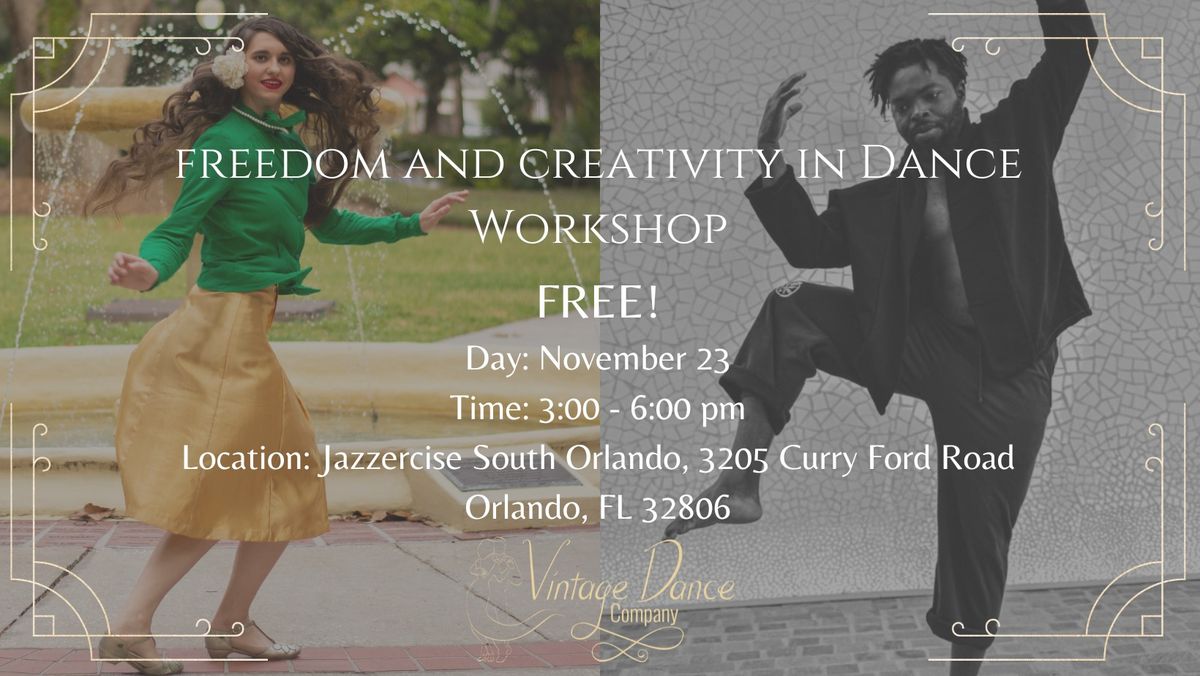 Freedom and Creativity in Dance Workshop