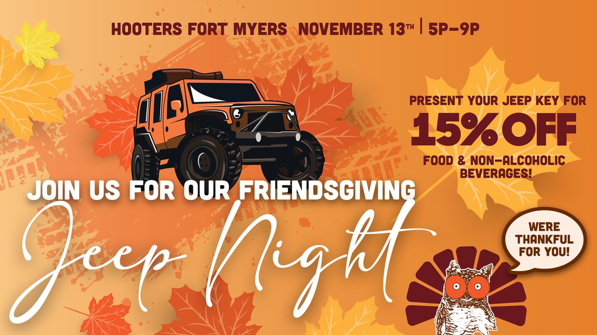 Friendsgiving November Jeep Night!