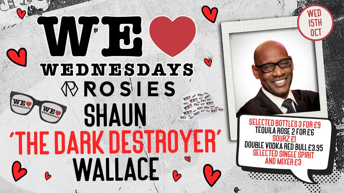 WE LOVE \u2764\ufe0f WEDNESDAYS: HOSTED BY SHAUN \u2018THE DARK DESTROYER\u2019 WALLACE (THE CHASE) \ud83c\udfc3\u25b6\ufe0f\ud83e\udea9\ud83e\udd73