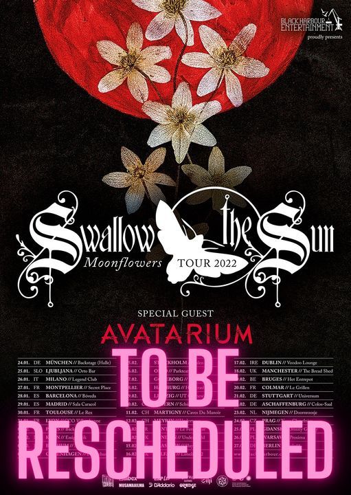 Swallow The Sun "Moonflowers Tour 2022" | Berlin (Verschoben auf 2023!)