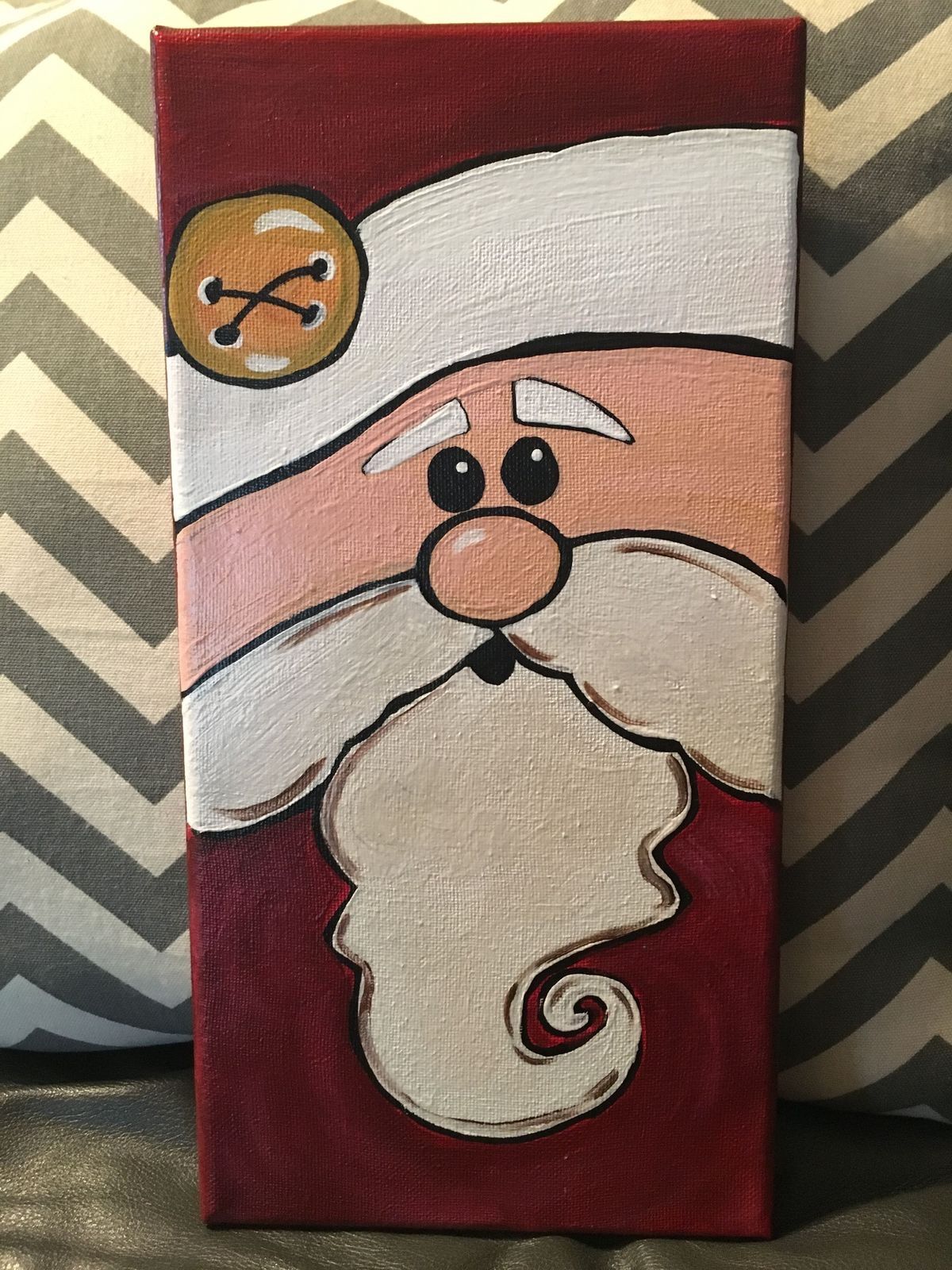 Kayla's Santa Canvas