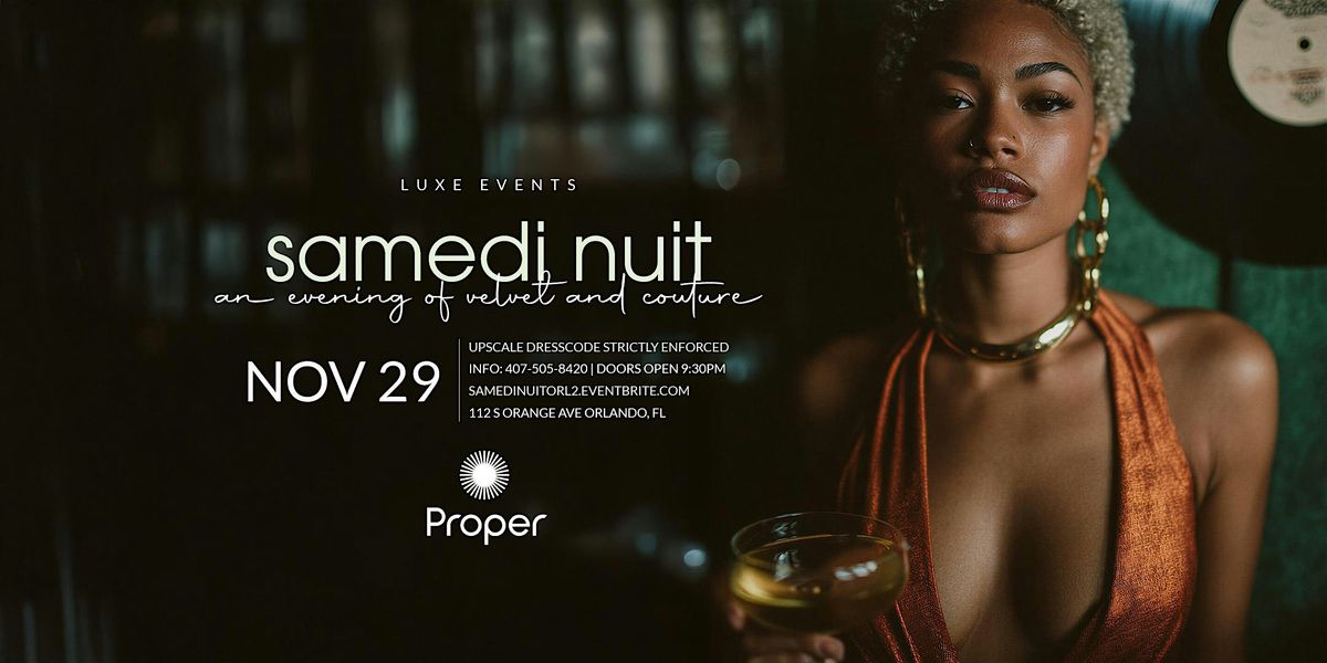 Samedi Nuit: An Evening of Velvet and Couture