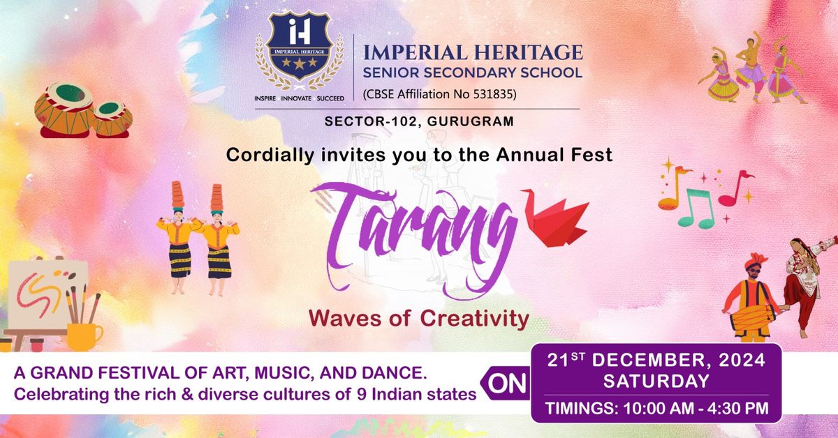 Tarang Waves of Creativity