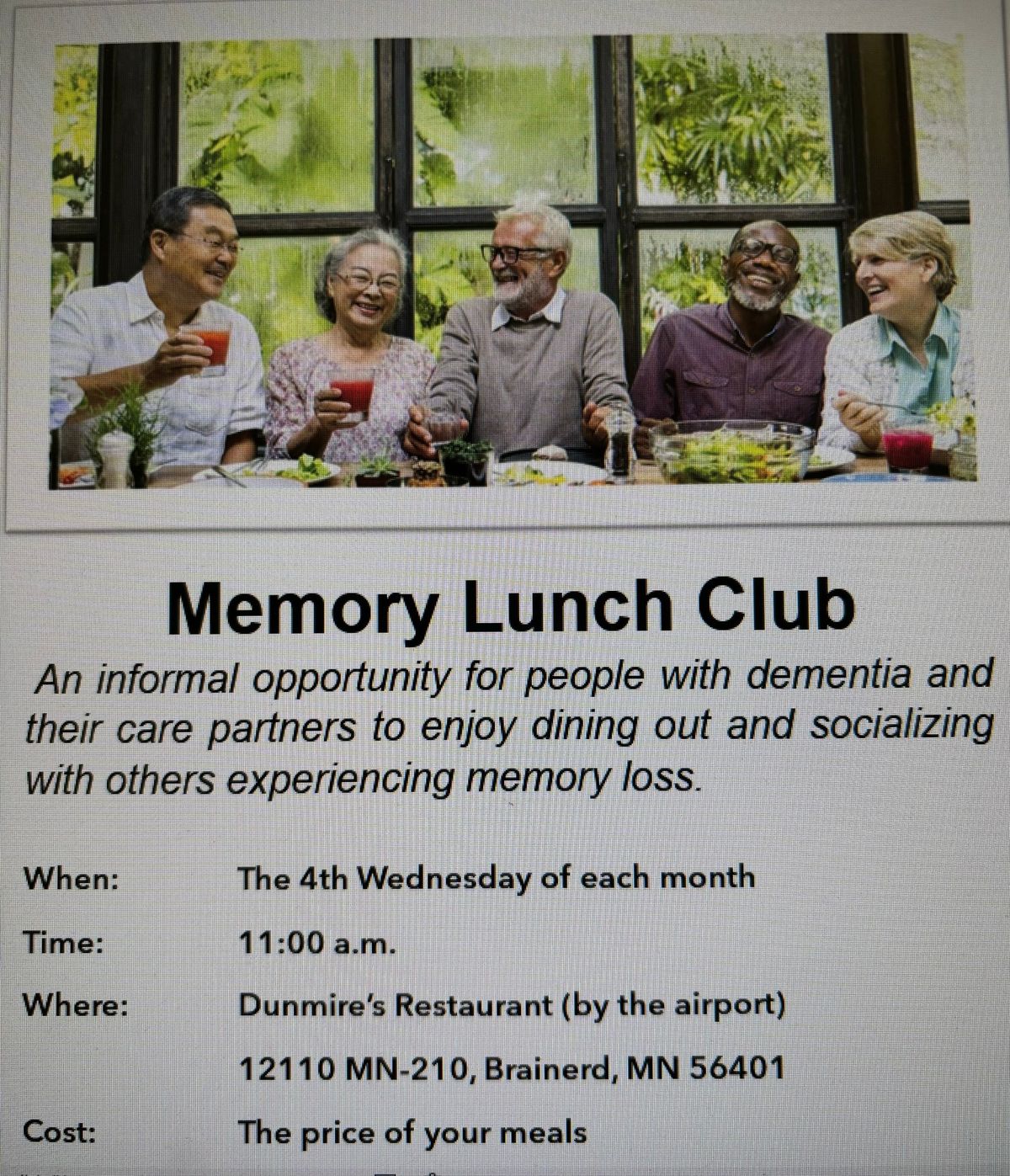 Memory Lunch Club