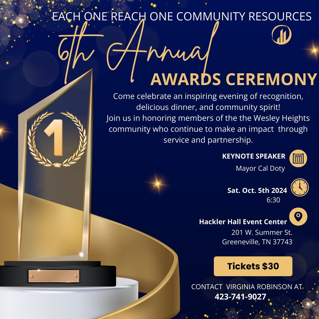 2024 Each One Reach One Community Resources Awards Banquet