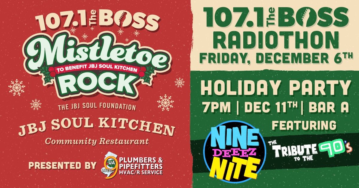 Mistletoe Rock Radiothon to Support the JBJ Soul Kitchen