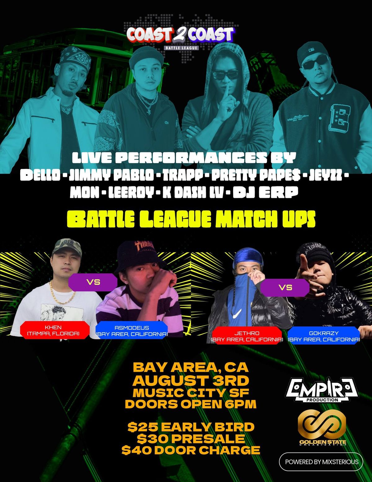 Coast2Coast Battle League (Live in San Francisco)