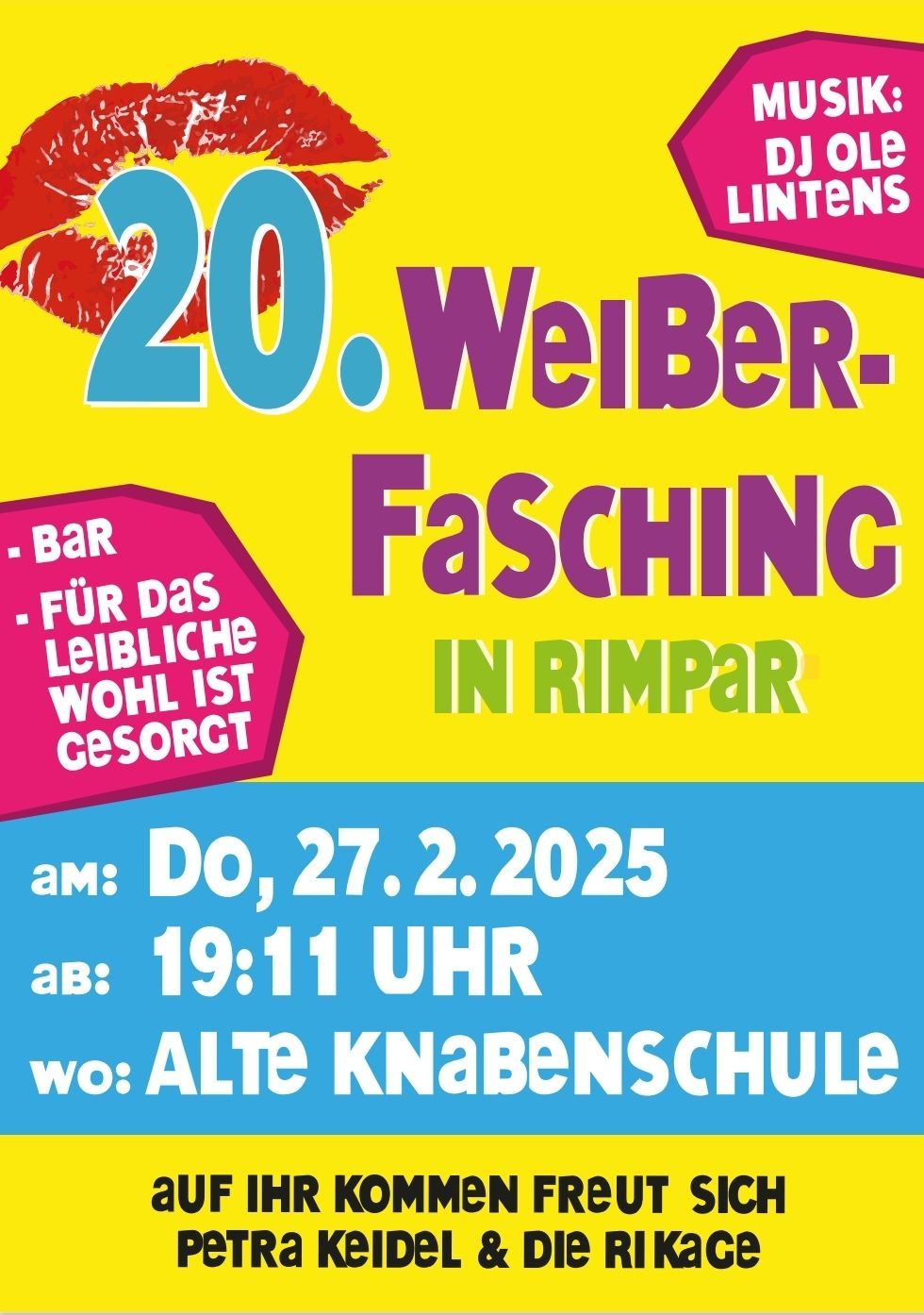 Weiberfasching 2025