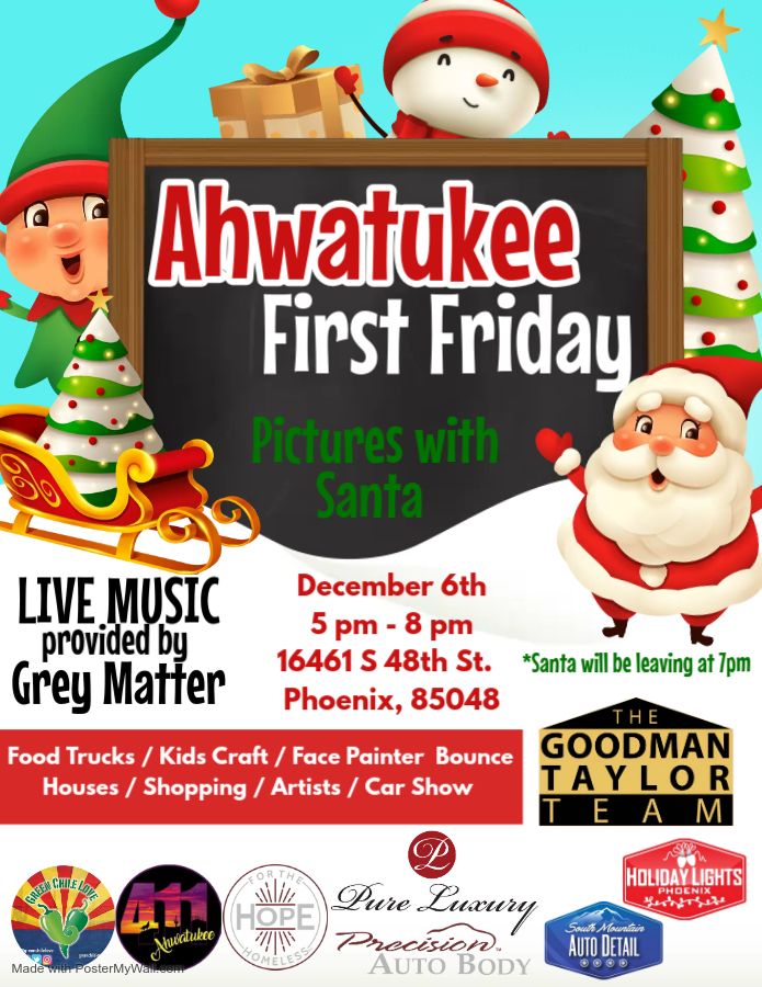 Ahwatukee First Fridays - Winter Wonderland & Photos with SANTA