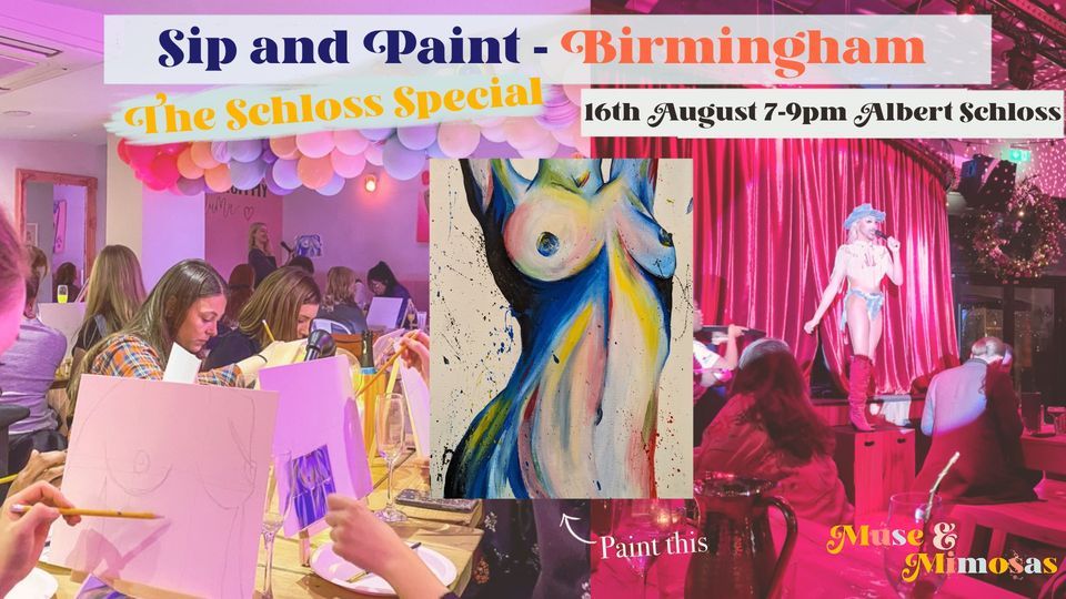 Sip and Paint Birmingham Schloss Special