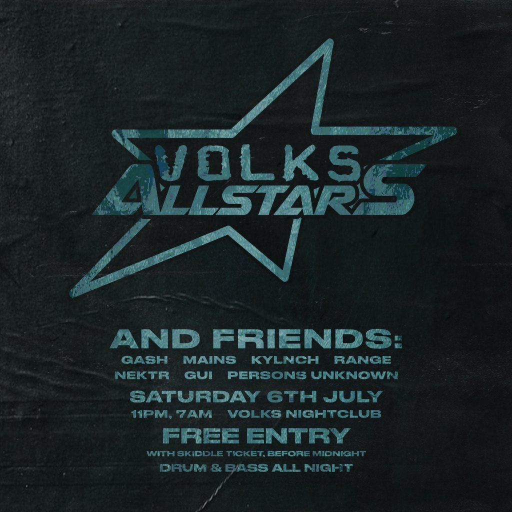 Volks Alllstars & Friends - Free Entry**