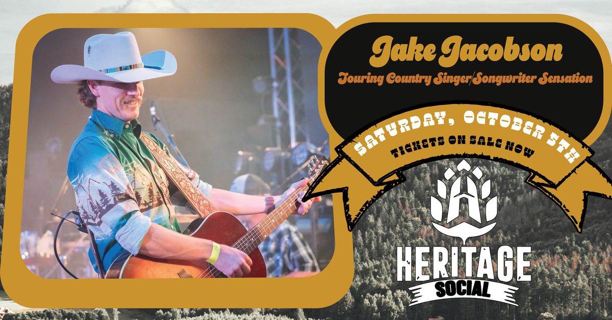 Jake Jacobson - LIVE At Heritage Social Club