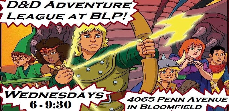 D&D Adventure League at BLP