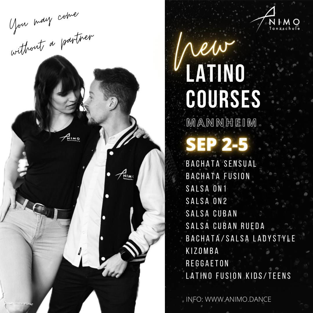 New courses- Bachata (Sensual & Fusion), Salsa ON1, Salsa Cubana, Kizomba