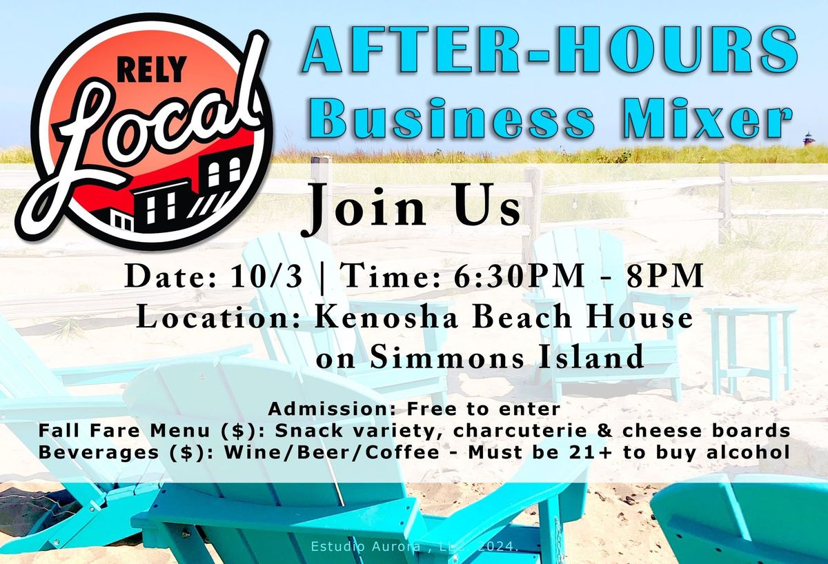 RelyLocal After 5 Mixer at Kenosha Beach House 