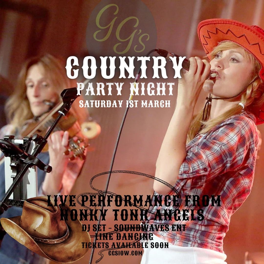 Country Party Night with The Honky Tonk Angels Live