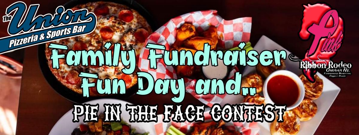 Family Fundraiser Fun Day & Pie In The Face Contest. Maya v Brotha B