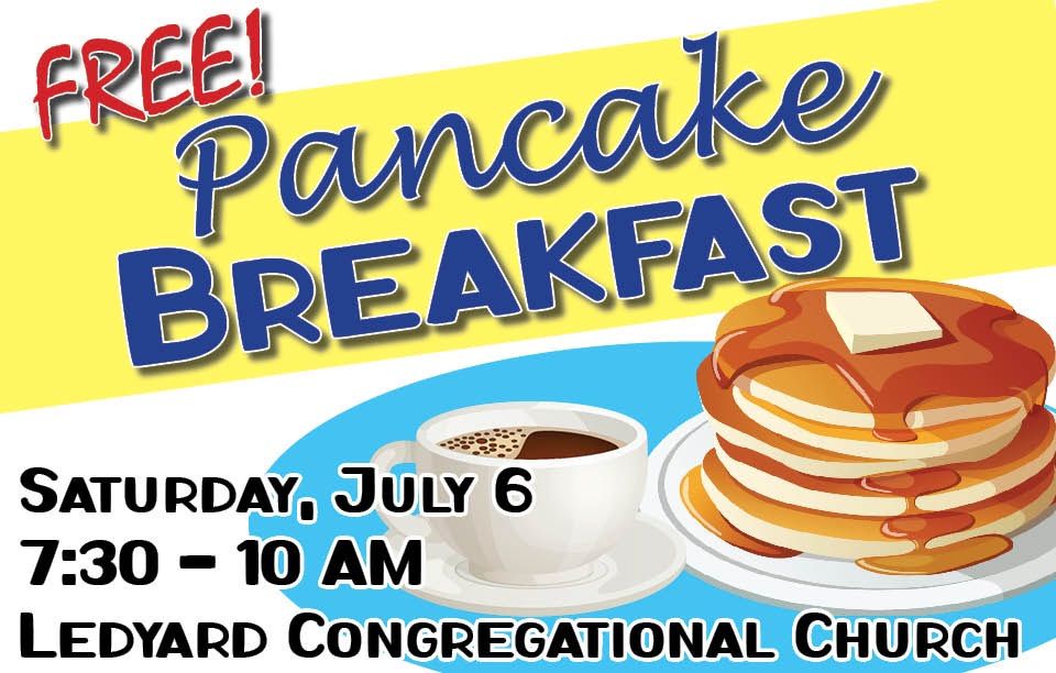 Pancake Breakfast at Ledyard Congregational Church