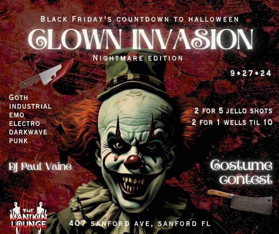 Countdown to Halloween \ud83e\udd21 Clown Invasion Apocalypse \ud83d\udd2a