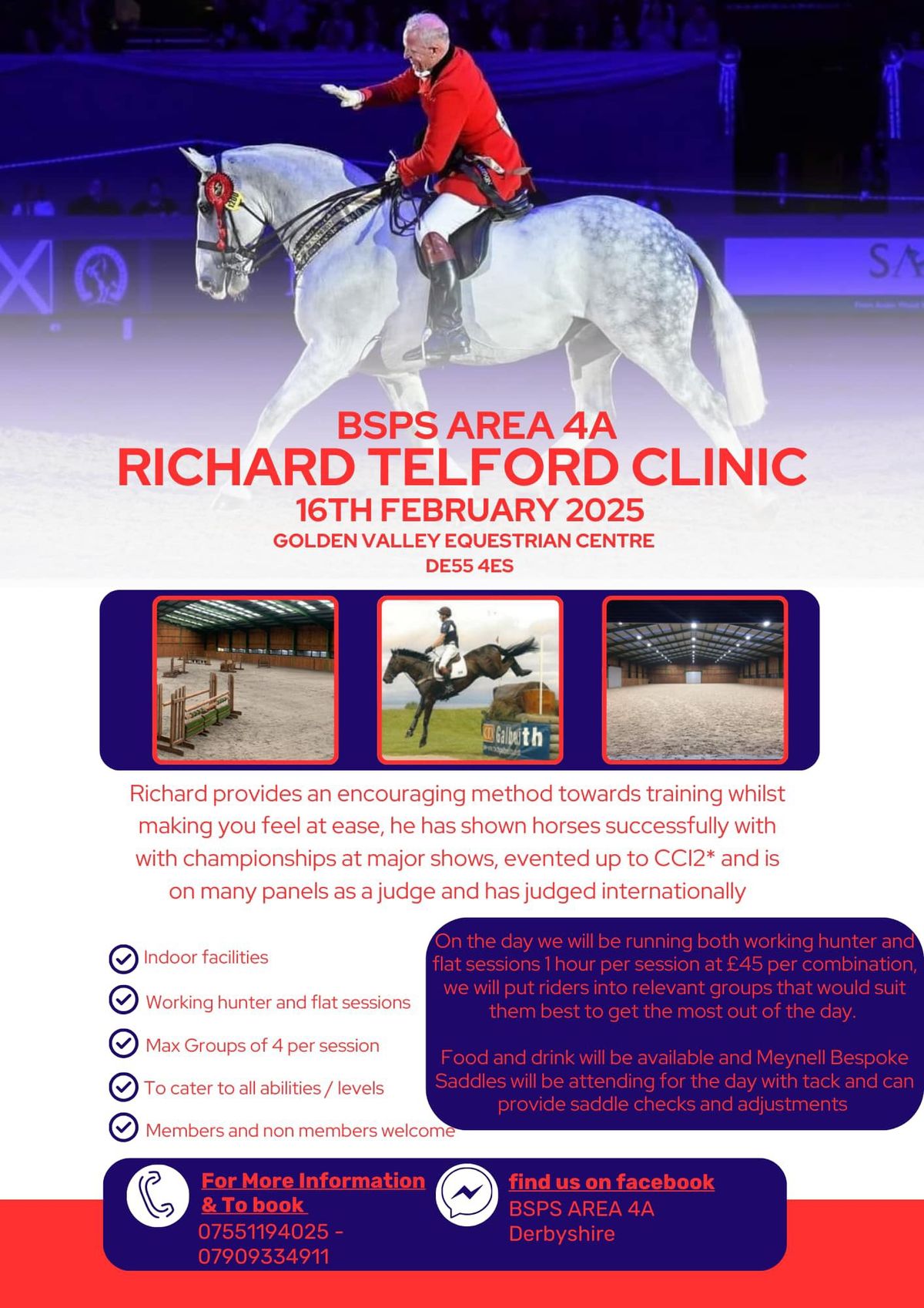 Richard Telford clinic open to all 