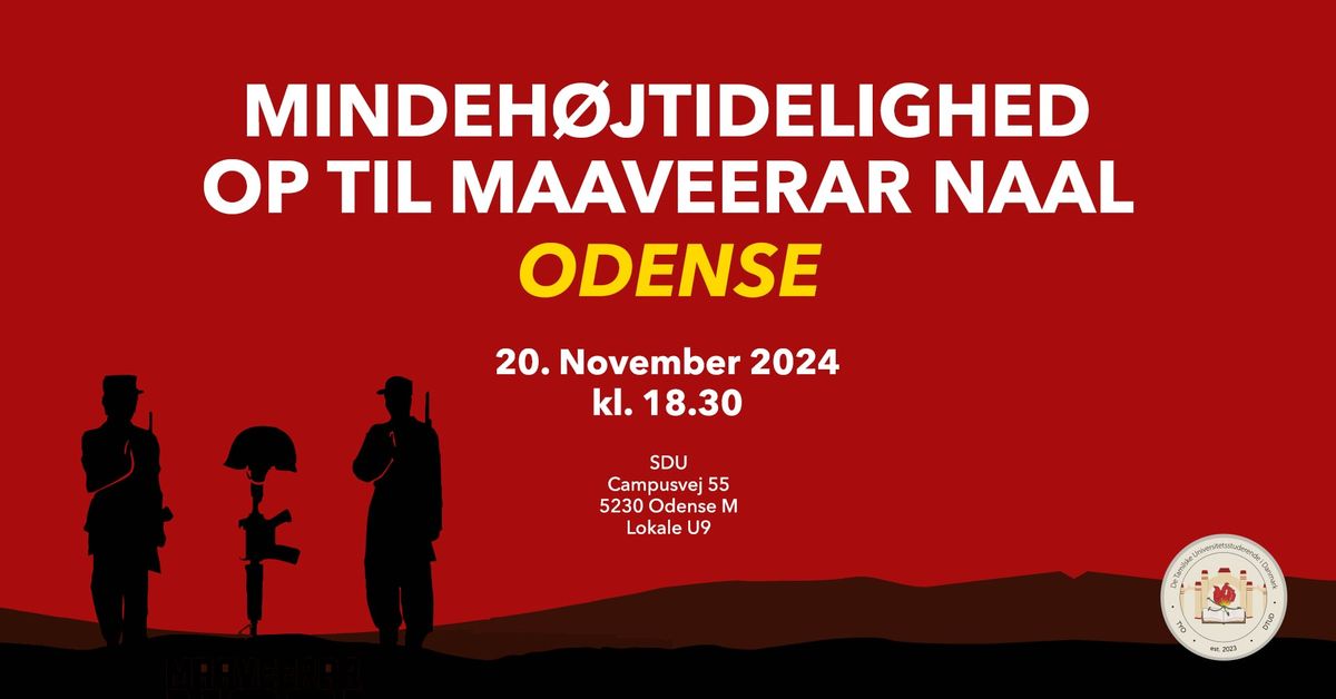 Odense - Mindeh\u00f8jtidelighed op til Maaveerar Naal 2024