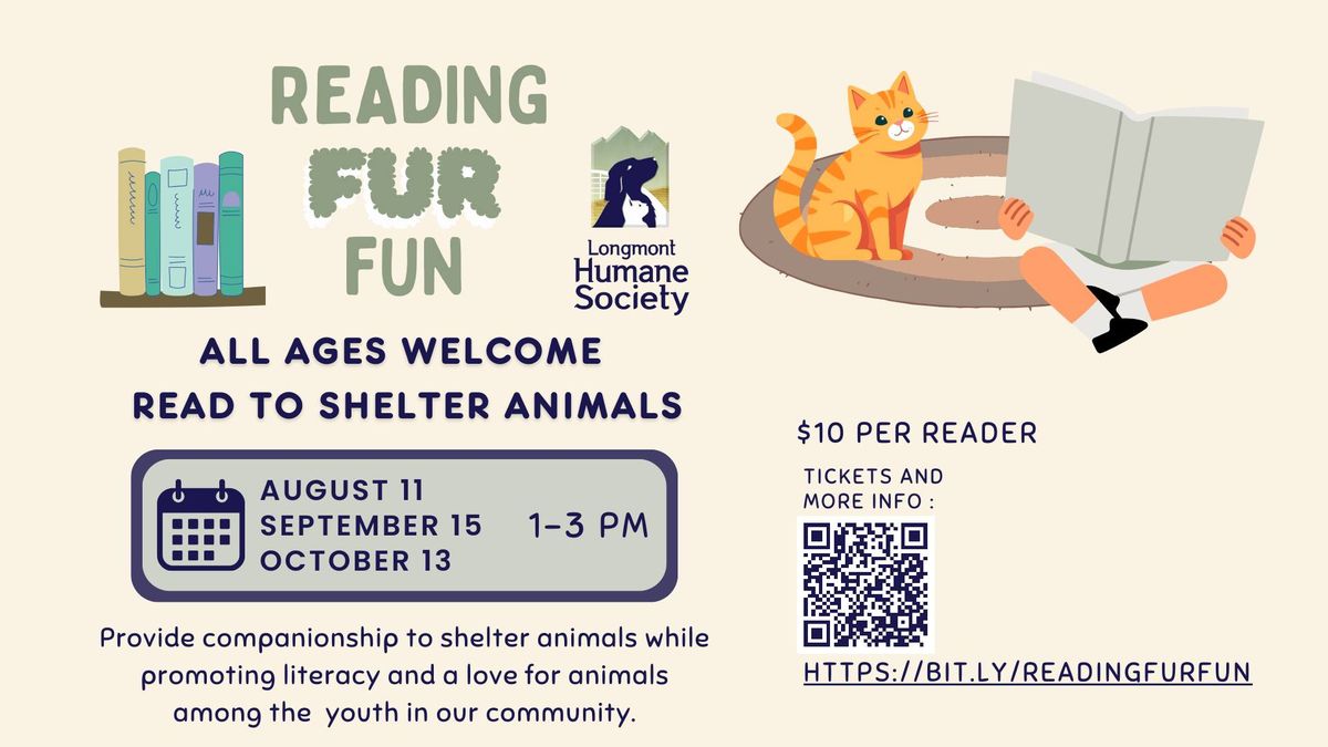 October 13th Reading Fur Fun