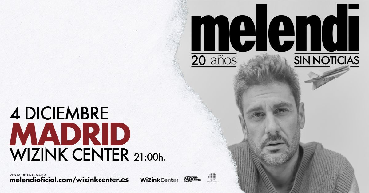 Melendi - 4 diciembre, Madrid