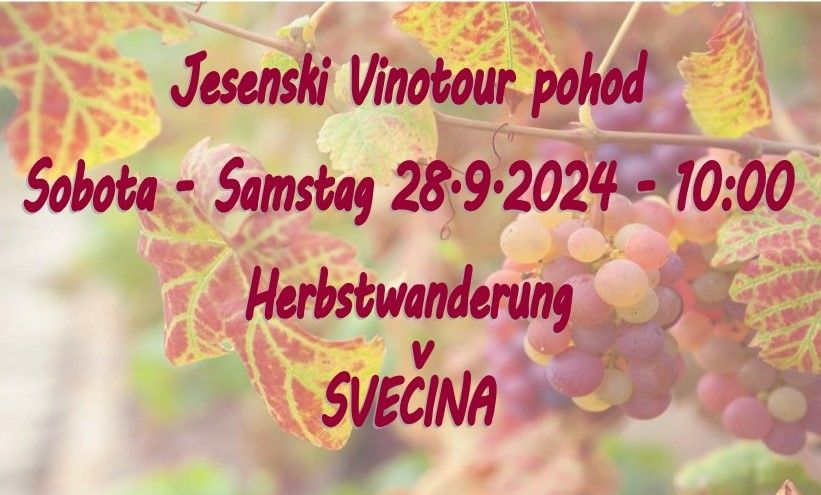 Jesenski pohod na Kme\u010dkem prazniku - Herbstwanderung