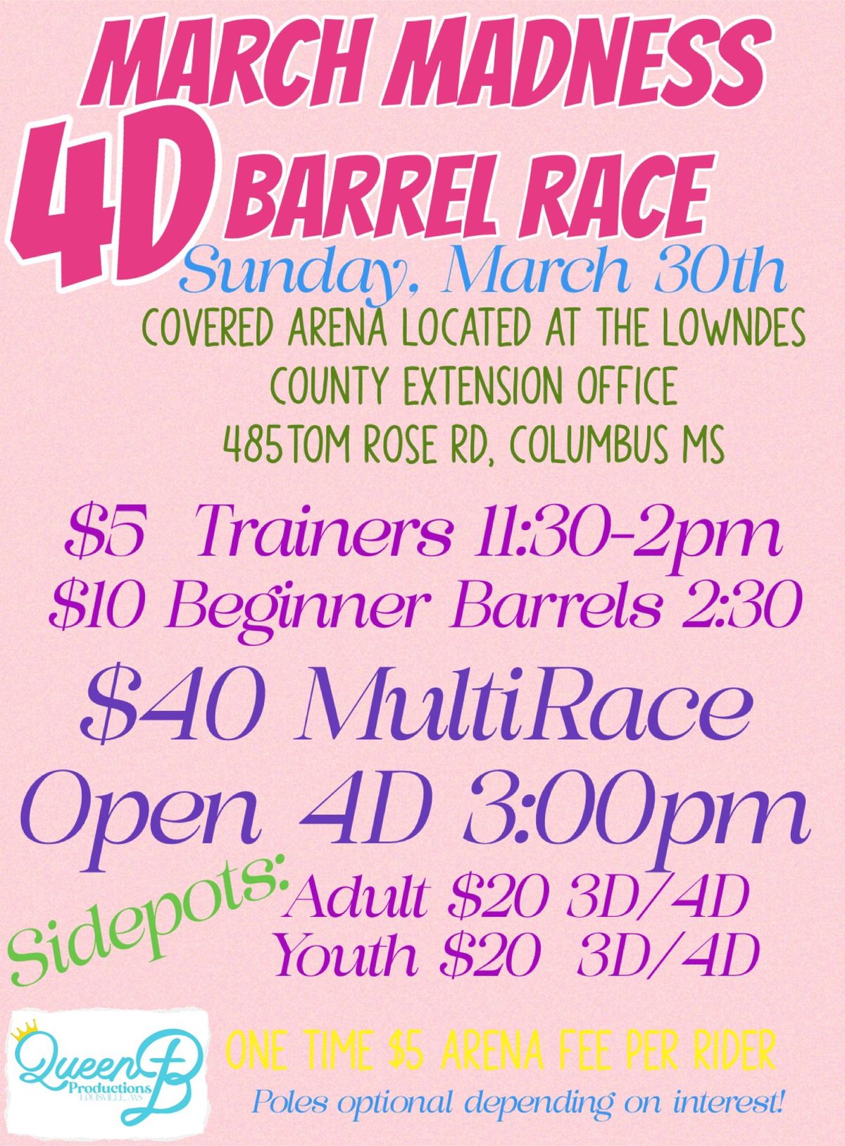 March Madness 4D Barrel Race