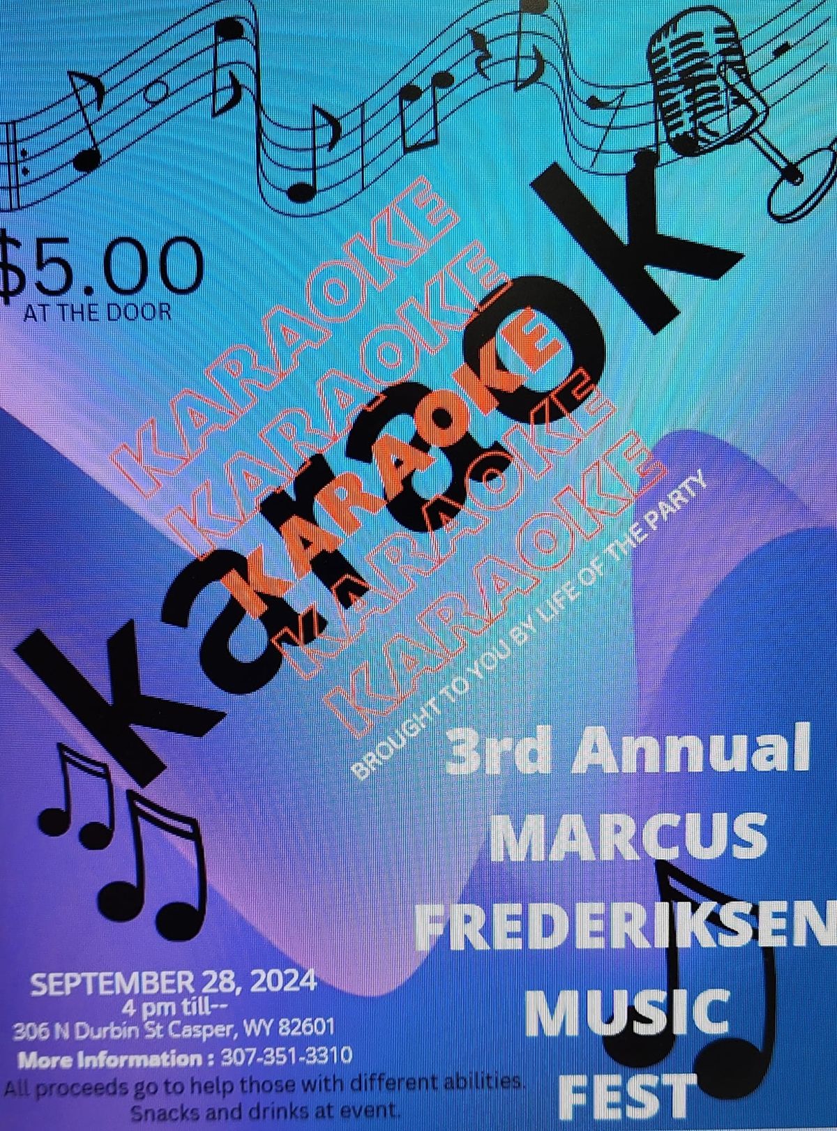 3rd Annual Marcus Frederiksen Music Fest