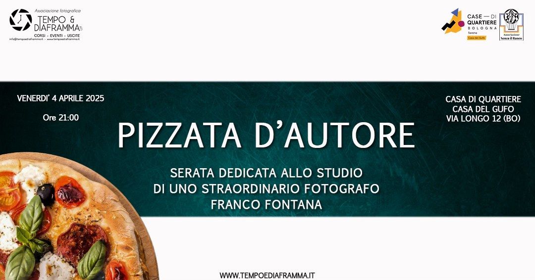 Pizzata d\u2019autore: Franco Fontana