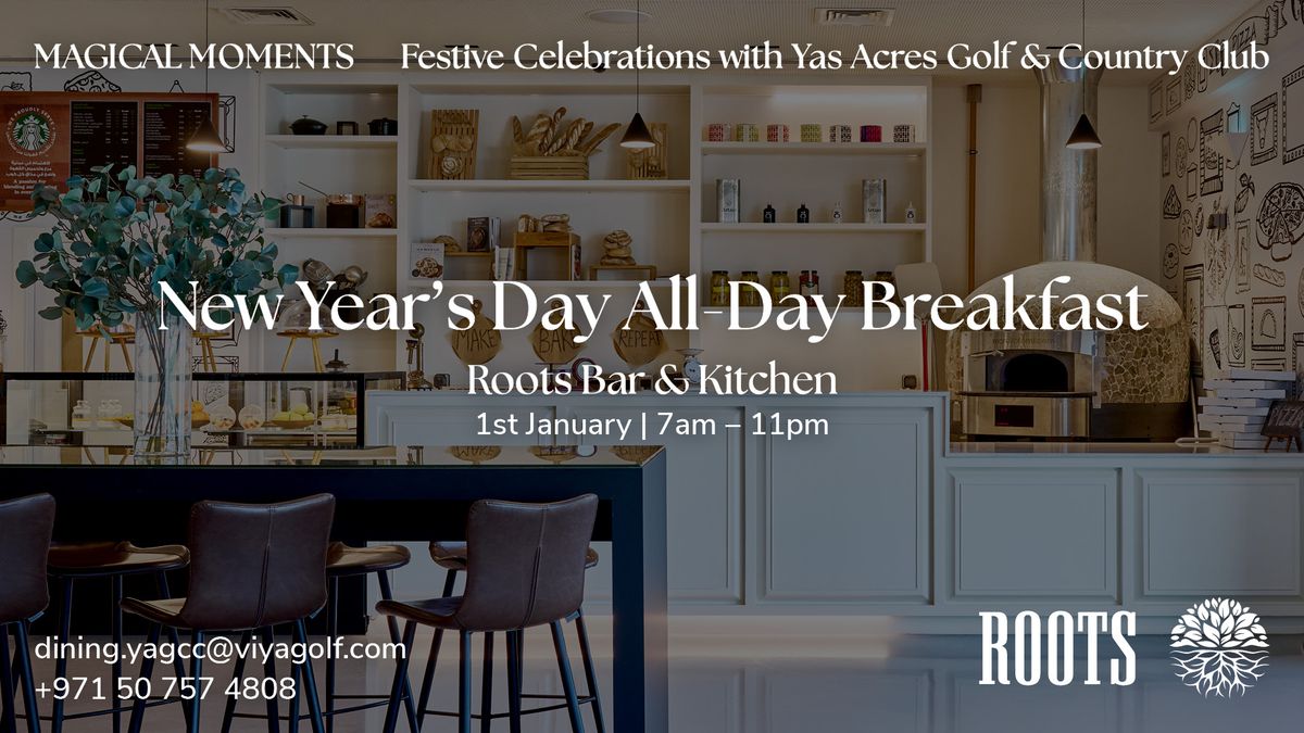 New Year's All-Day Breakfast at Yas Acres Golf & Country Club