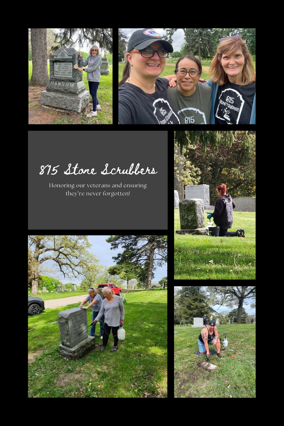 Gravestone Cleaning Honoring Civil War Veterans