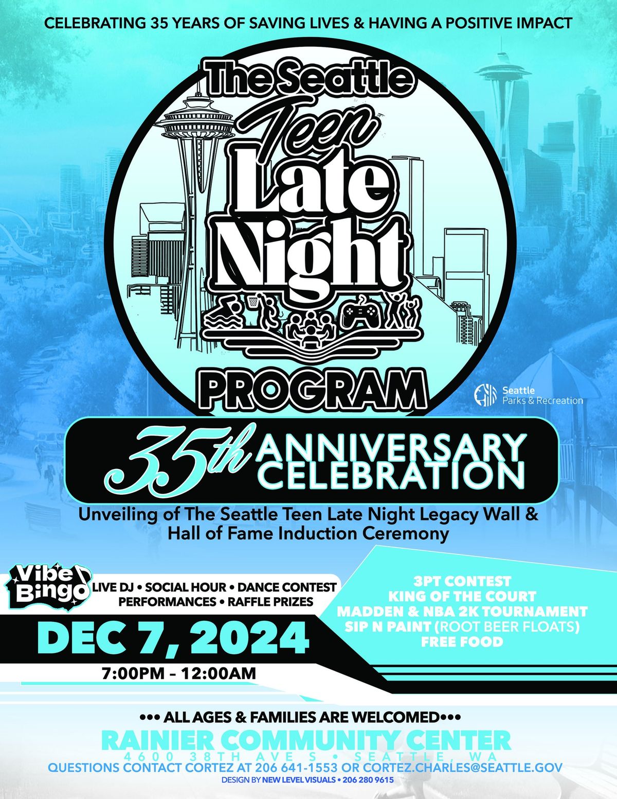 The Seattle Teen Late Night Program 35th Anniversary Celebration