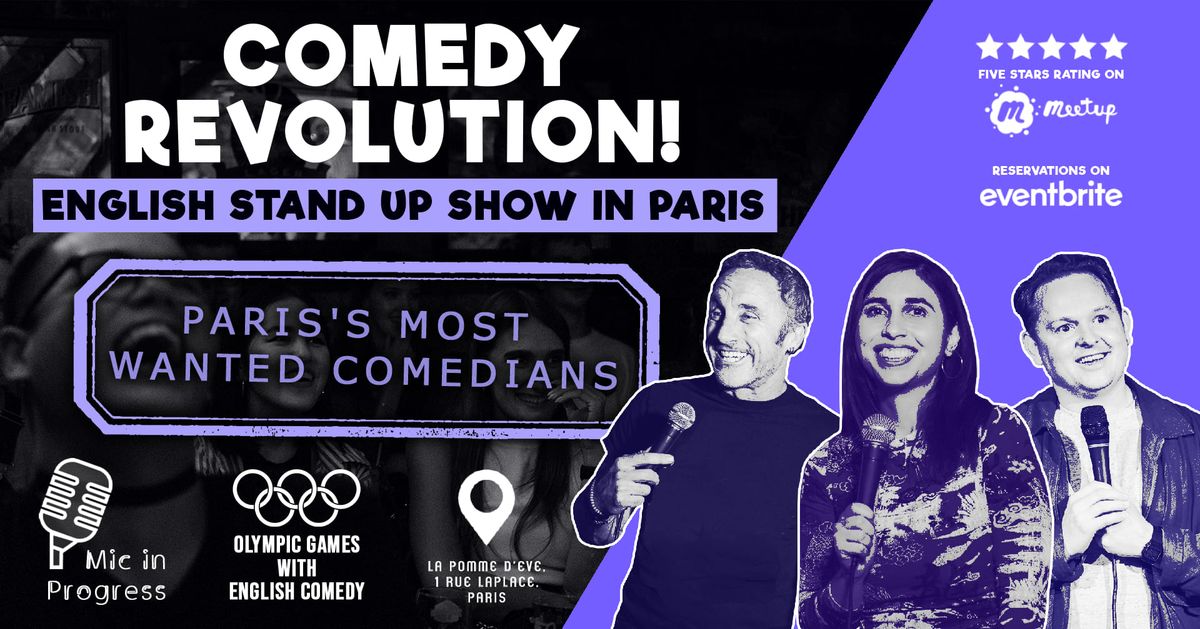 Comedy Revolution - English Stand-Up Show in Paris