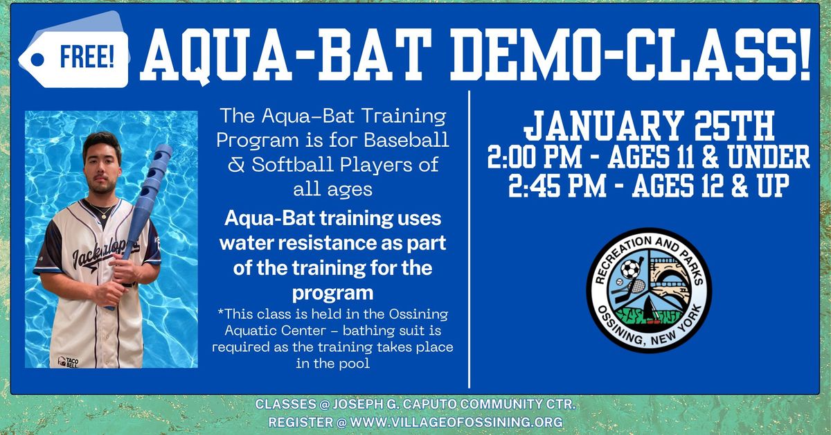 AQUA BAT (FREE DEMO CLASS)