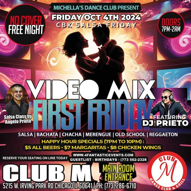 Video Mix First Friday @ CLUB M \u2013 No Cover Charge!