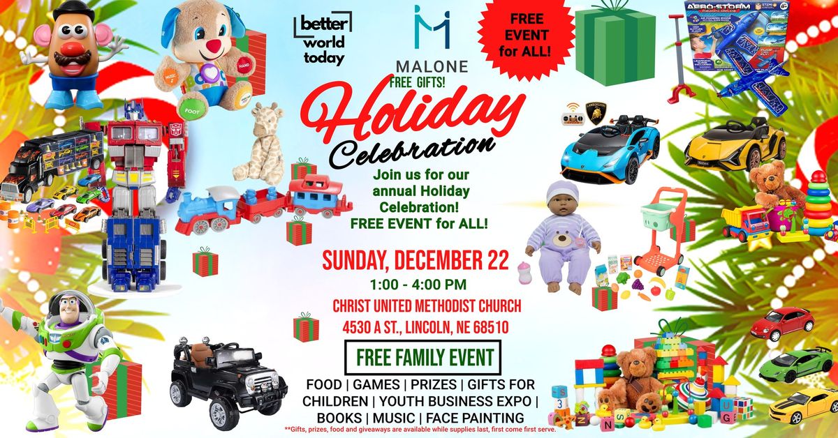 Holiday Festival Celebration & Christmas Gift FREE Giveaway