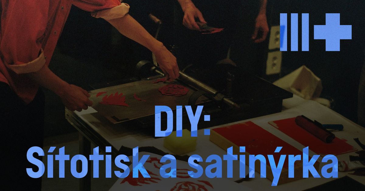 DIY: Workshop s\u00edtotisku a satin\u00fdrky s Tabula Rasa \u2702\ud83e\udea1\ud83e\uddf6\ud83d\udc55 -\u02cb\u02cf\u2704