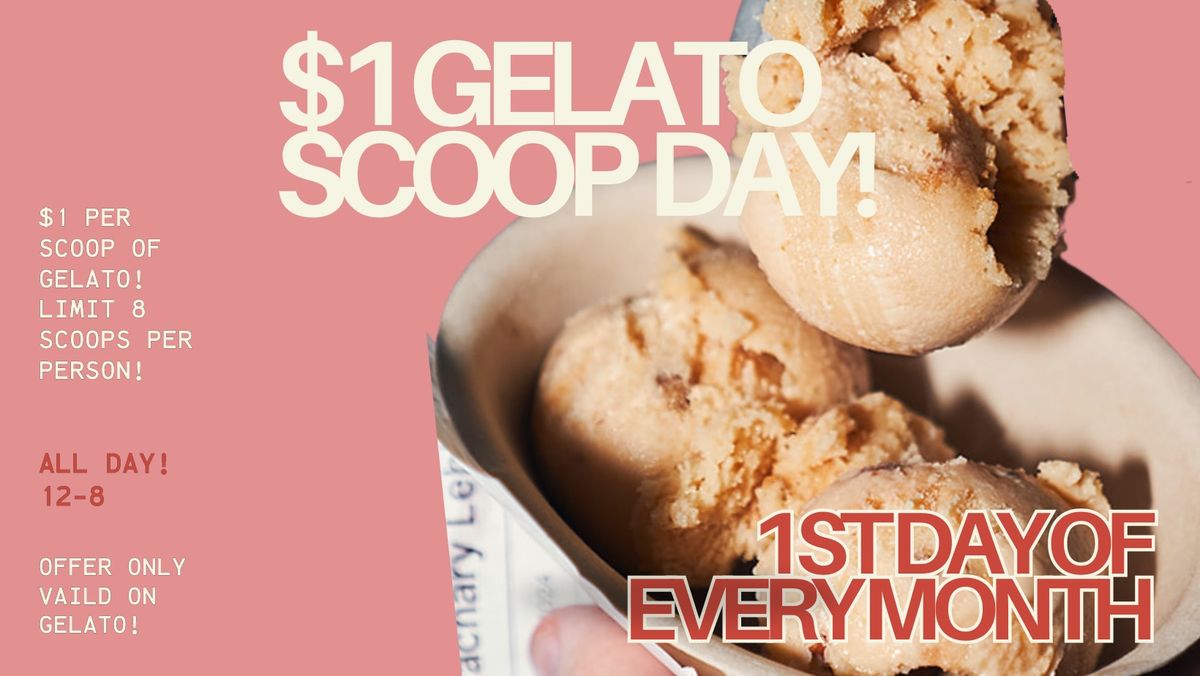 $1 Gelato Scoop Day! 
